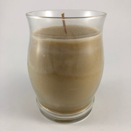 G11414 - BARREL JAR CANDLE - CREAM CARAMEL