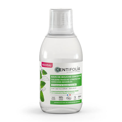 Bain de bouche concentré menthe 2-en-1 - bouteille