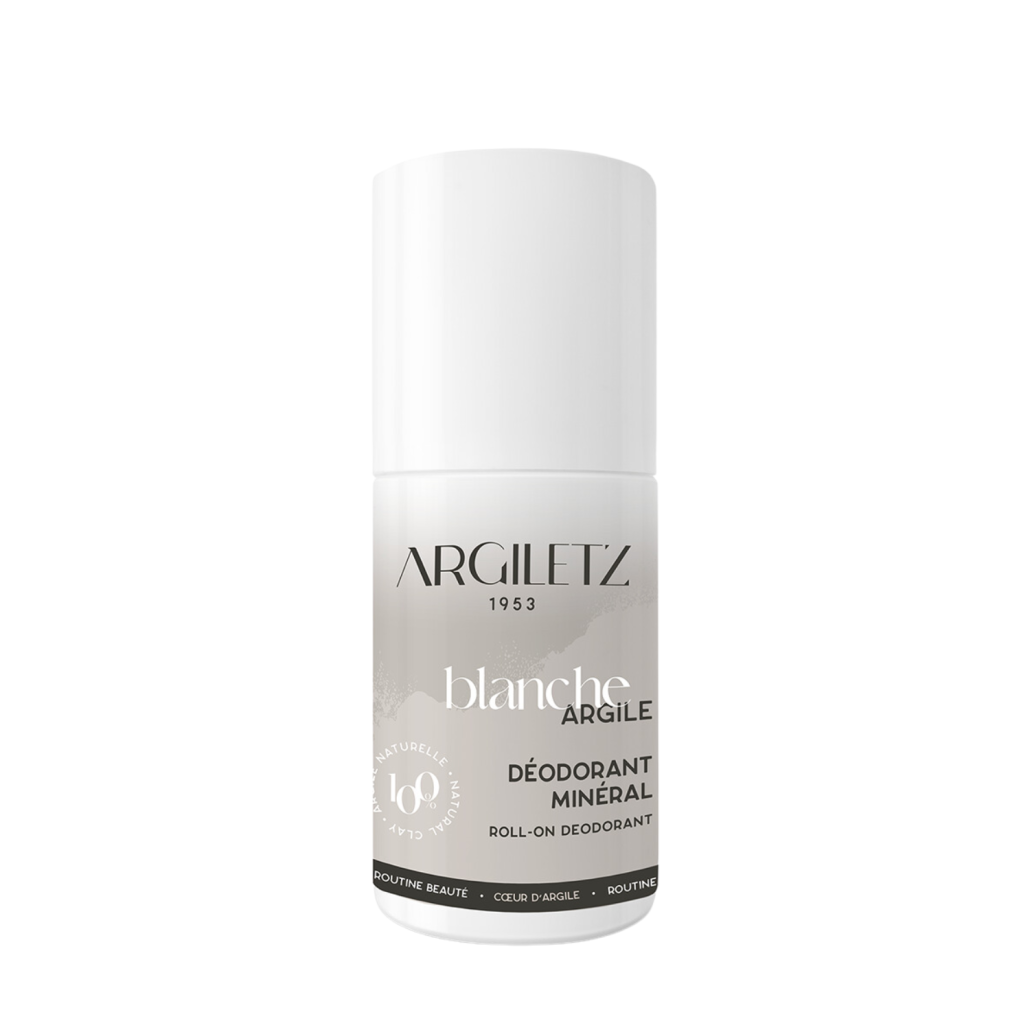 Tube de déodorant à l'argile blanche et calendula de marque Argiletz disponible dans la boutique virtuelle de Red Point